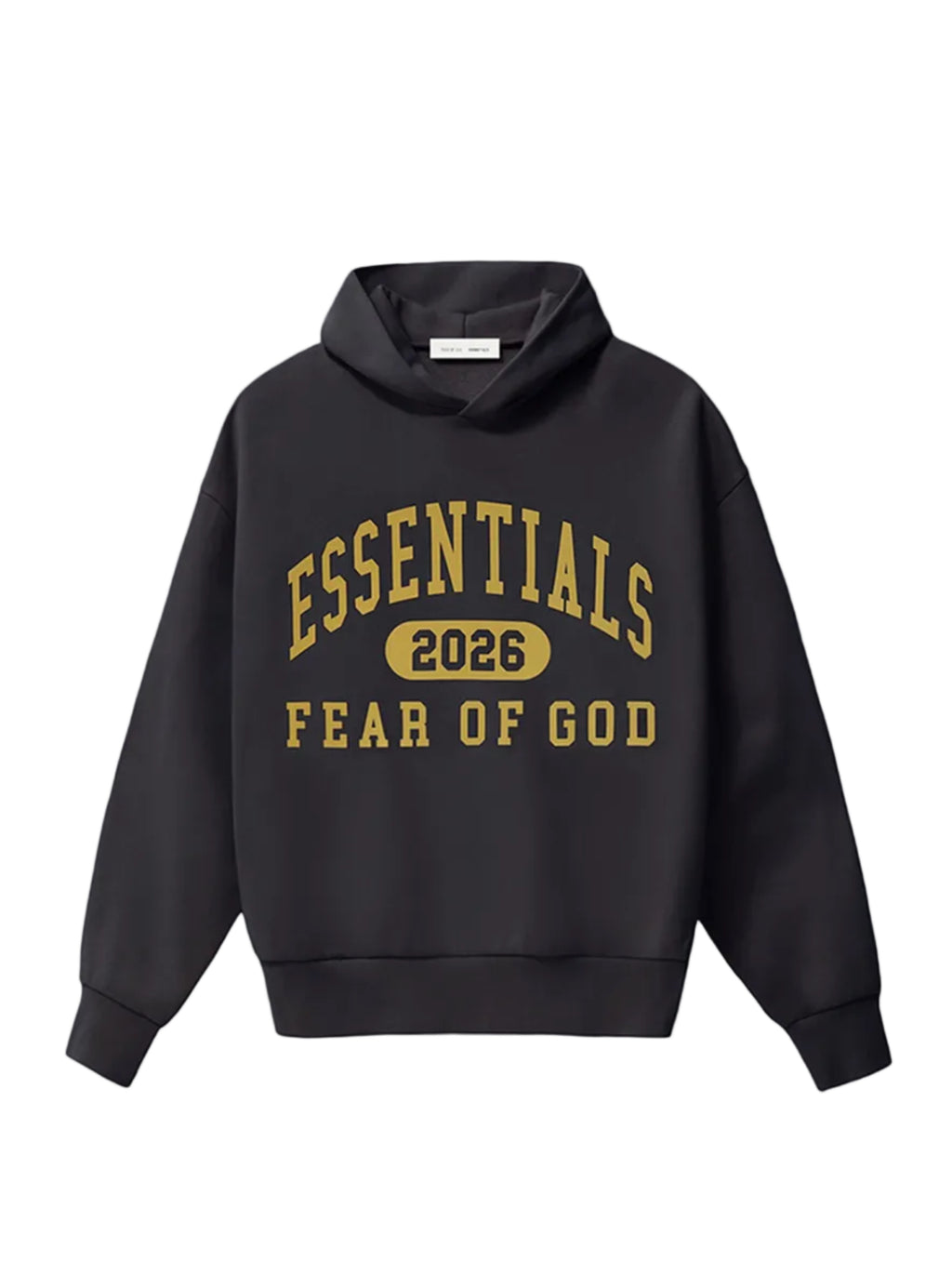 Fear of God ESSENTIALS Vintage Black Classic Fit Hoodie