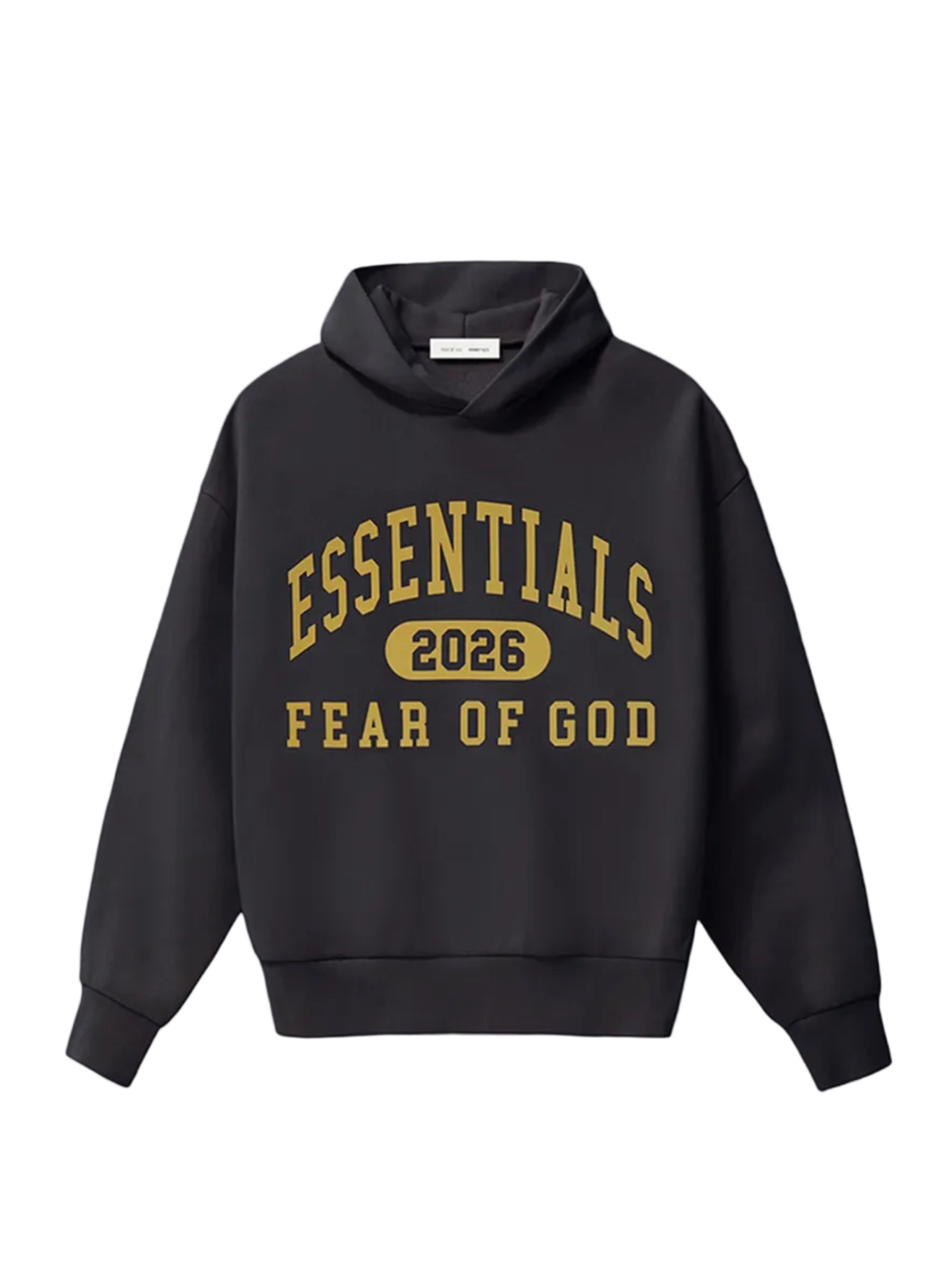 Fear of God ESSENTIALS Vintage Black Classic Fit Hoodie