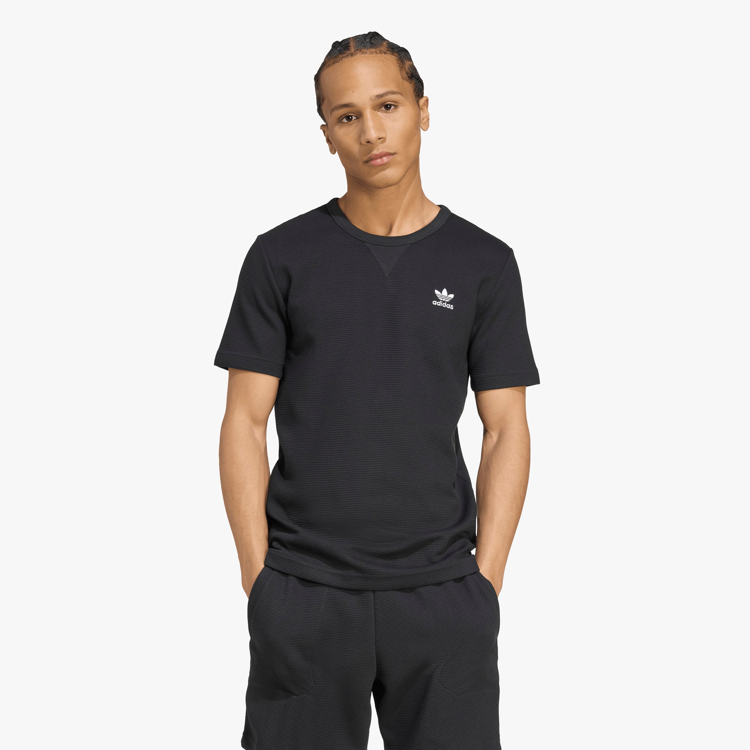 Adidas Camiseta Essentials Trifolio Waffle