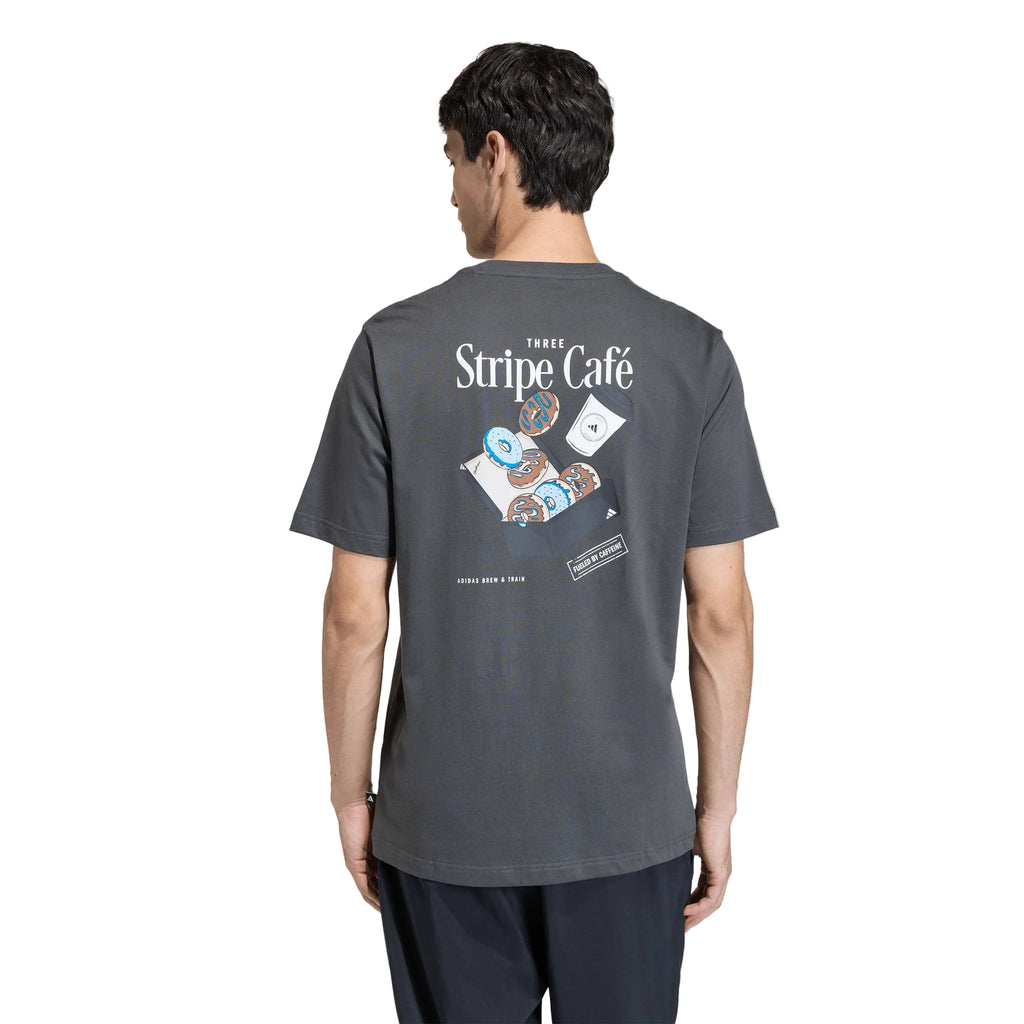 Adidas Camiseta Graphic Coffee Cafe Donut Box