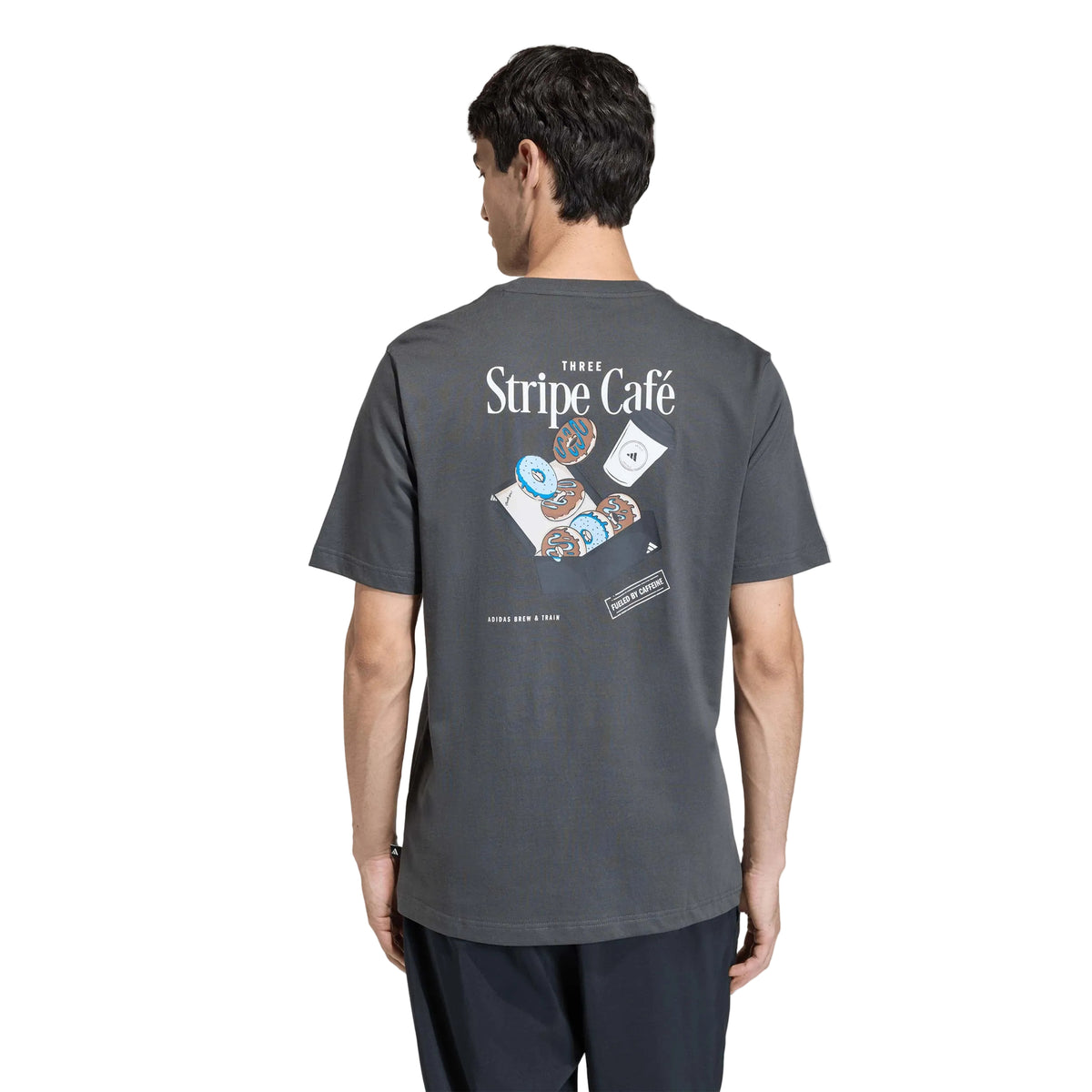 Adidas Camiseta Graphic Coffee Cafe Donut Box
