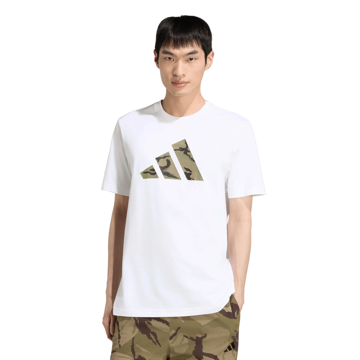 Adidas Camiseta Camuflaje Logotipo