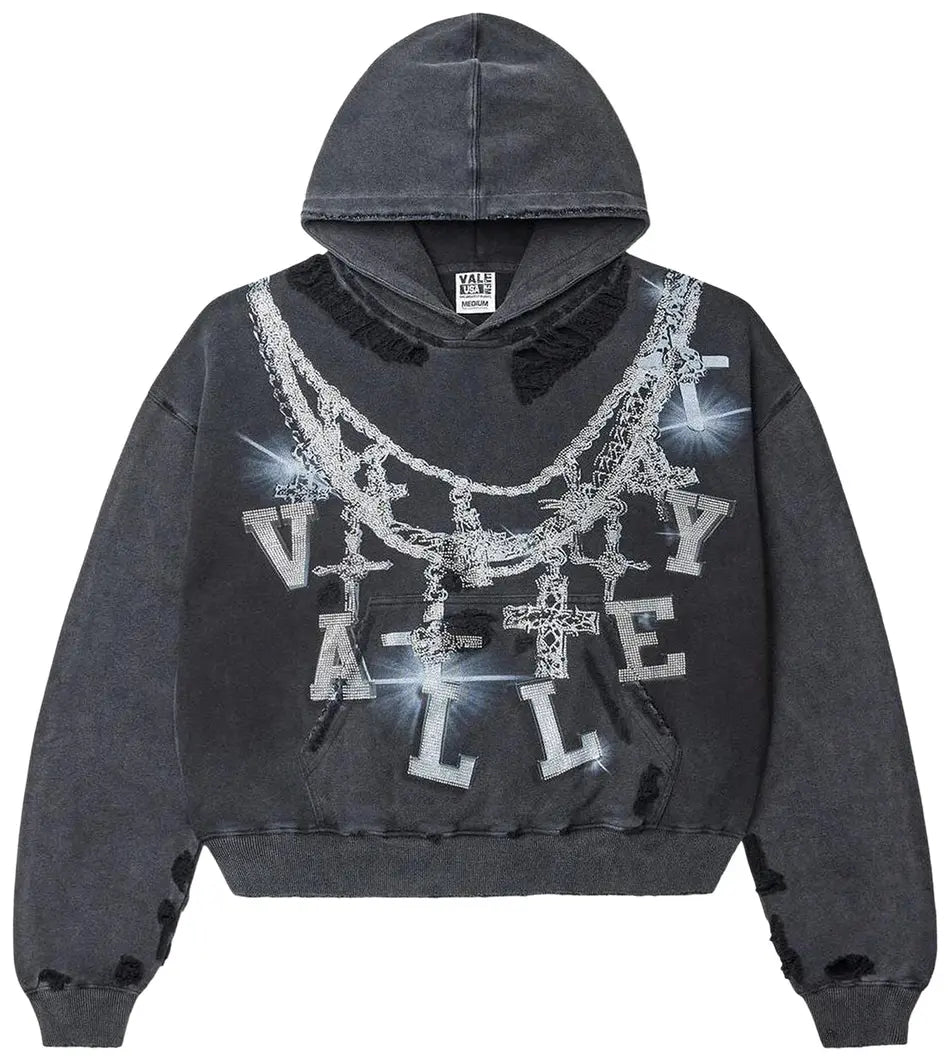 Vale Forever Big Chain Hoodie 'Black'