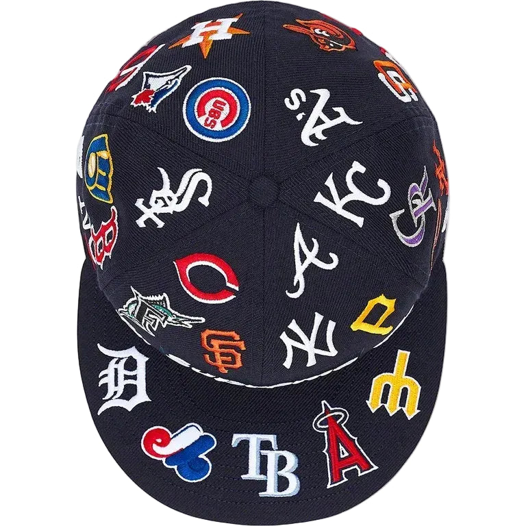 Supreme x New Era MLB Multi Logo Fitted Cap