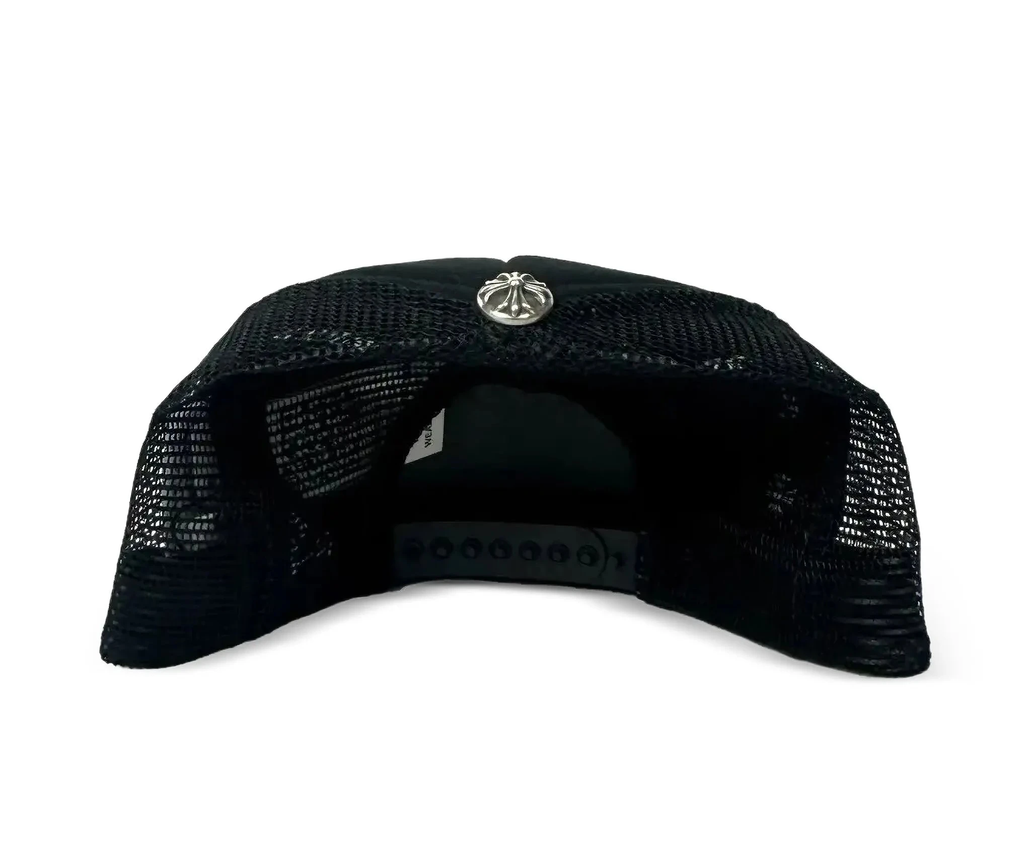Chrome Hearts CH Hollywood Trucker Hat Black
