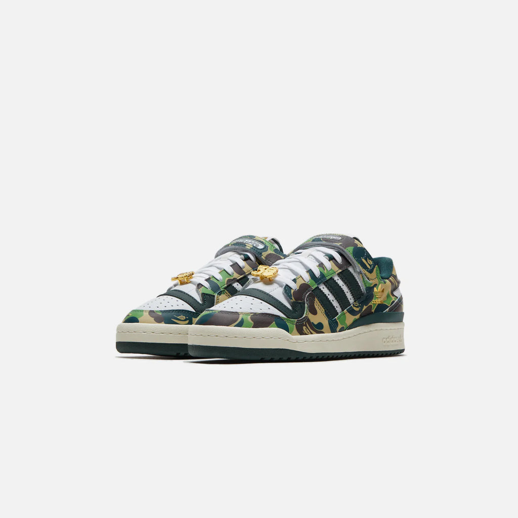 Adidas x Bape Forum Low 84 - Green / White