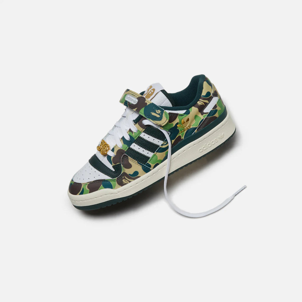 Adidas x Bape Forum Low 84 - Green / White