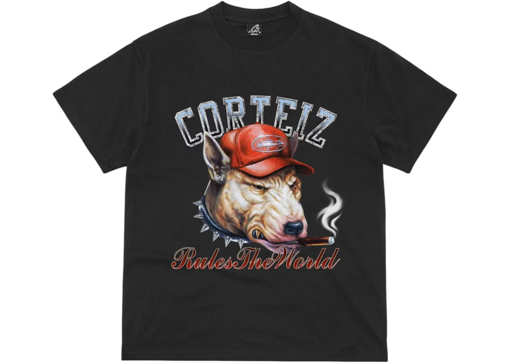 Corteiz DOG Pound Tee Black