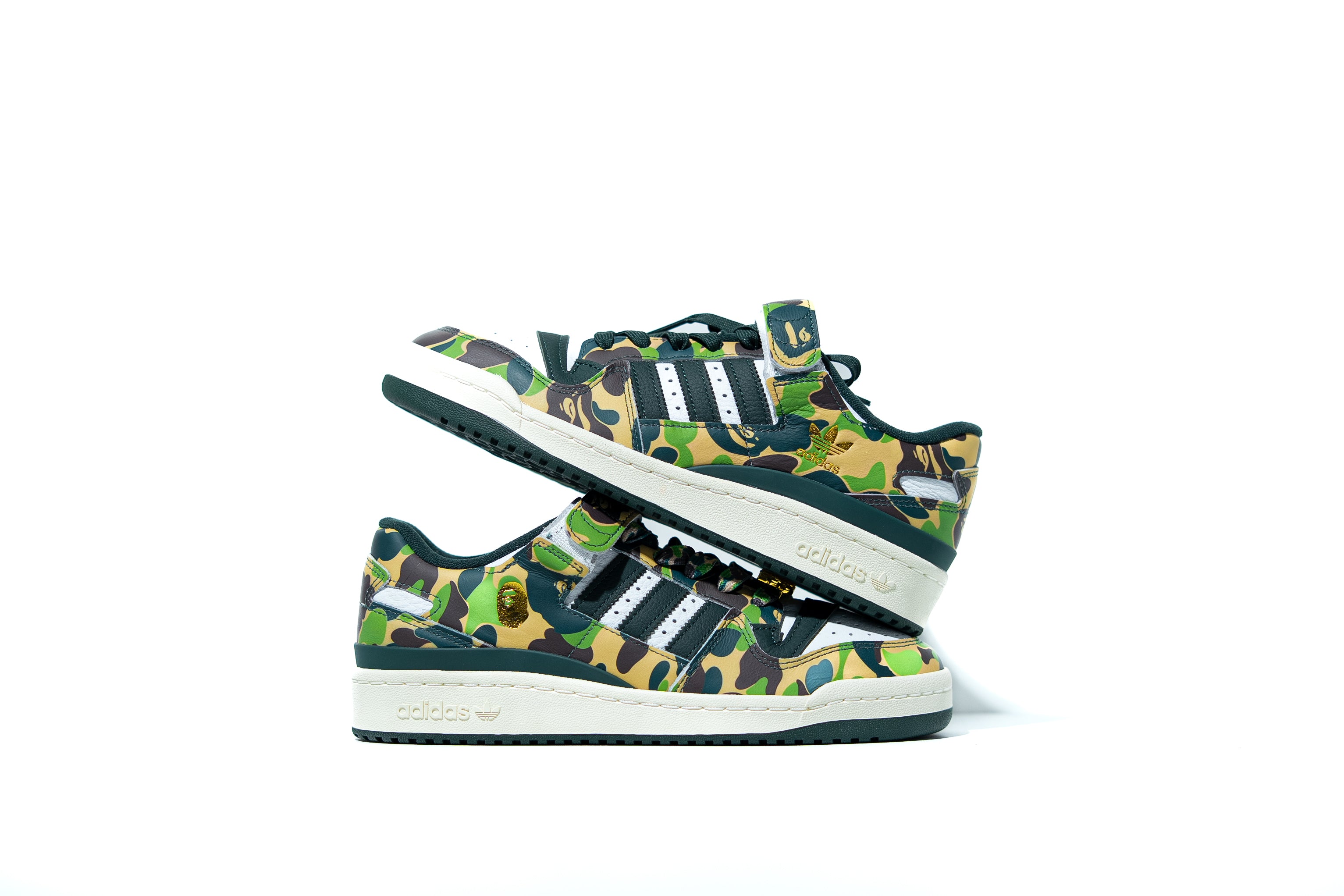 Adidas x Bape Forum Low 84 - Green / White