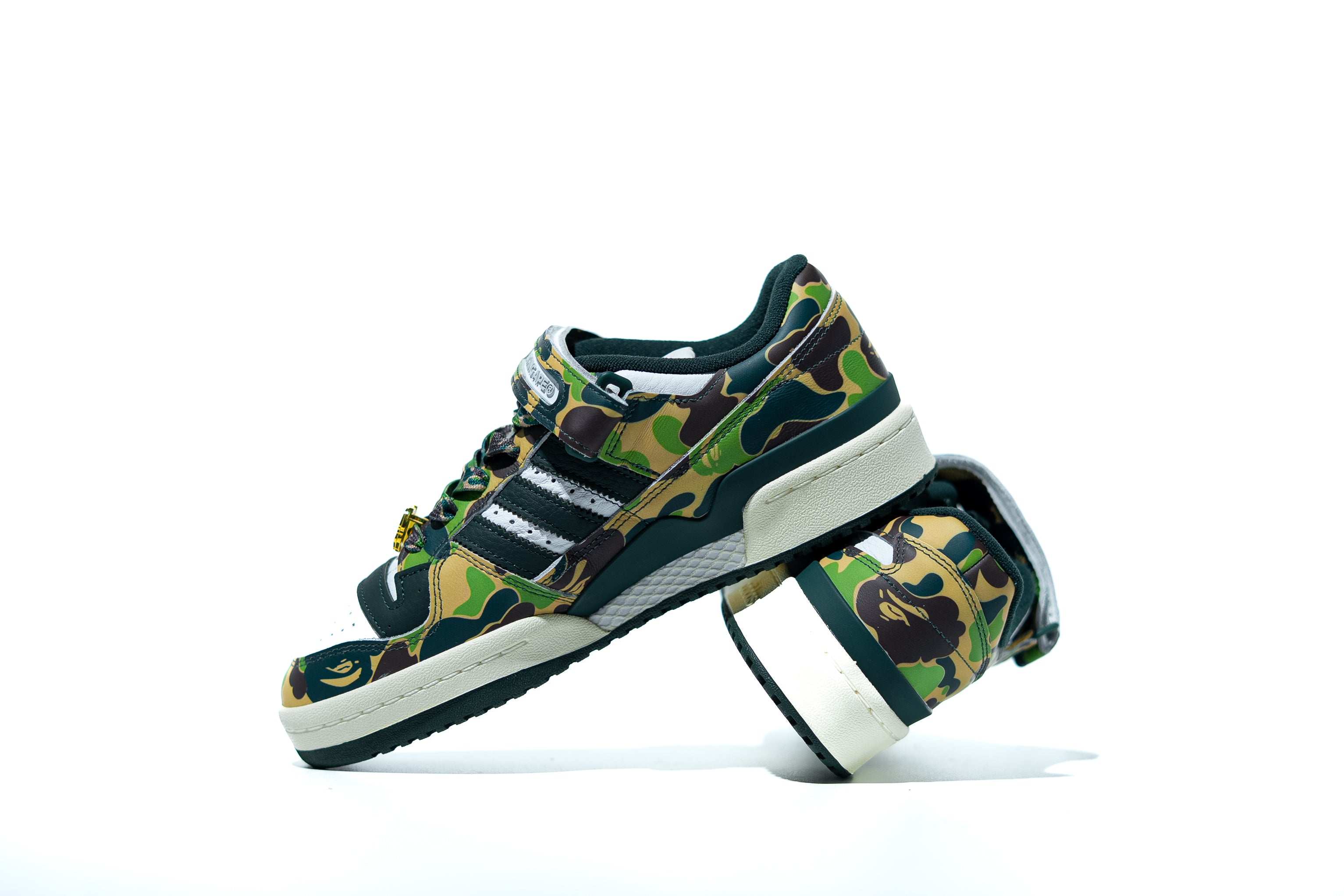Adidas x Bape Forum Low 84 - Green / White
