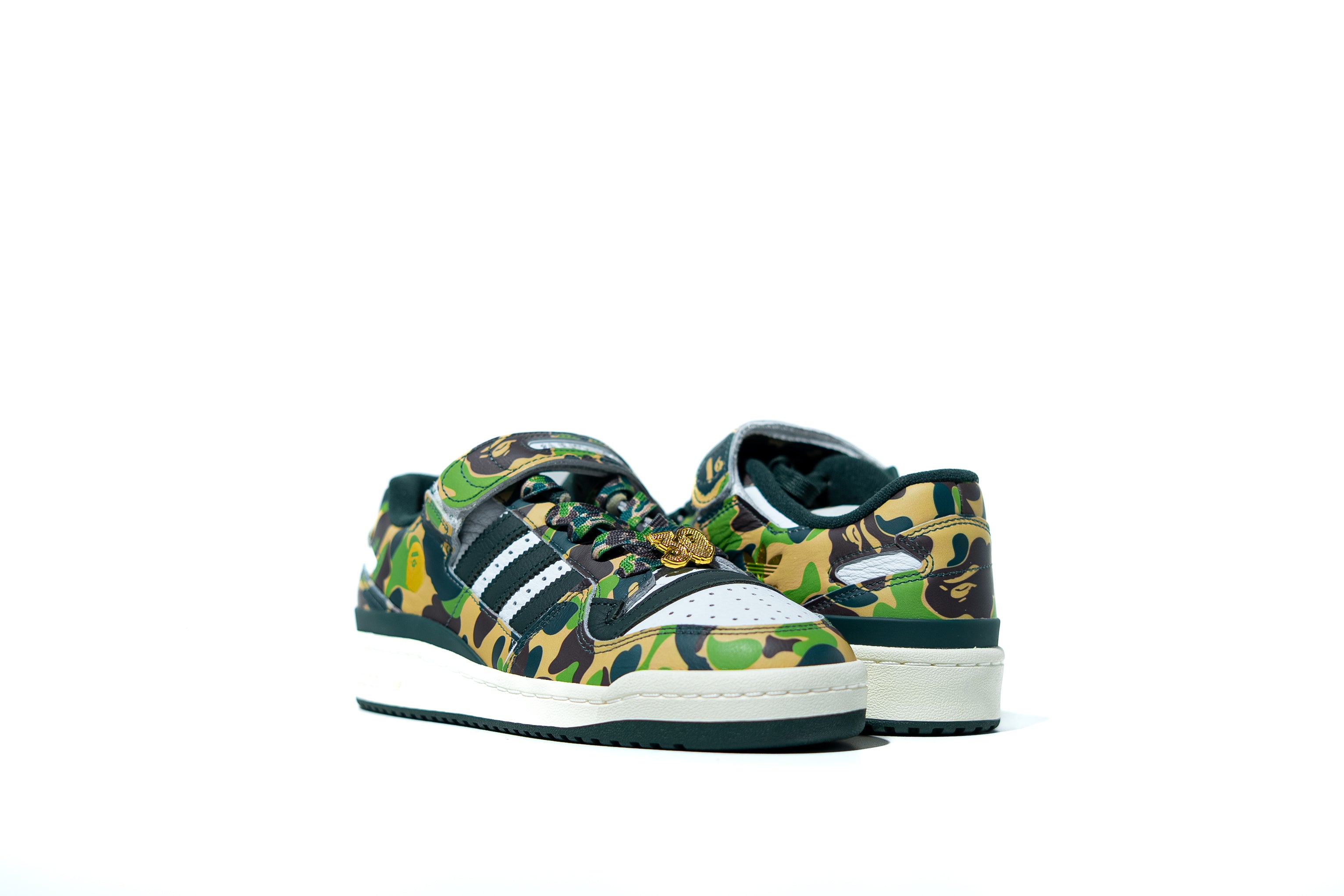 Adidas x Bape Forum Low 84 - Green / White