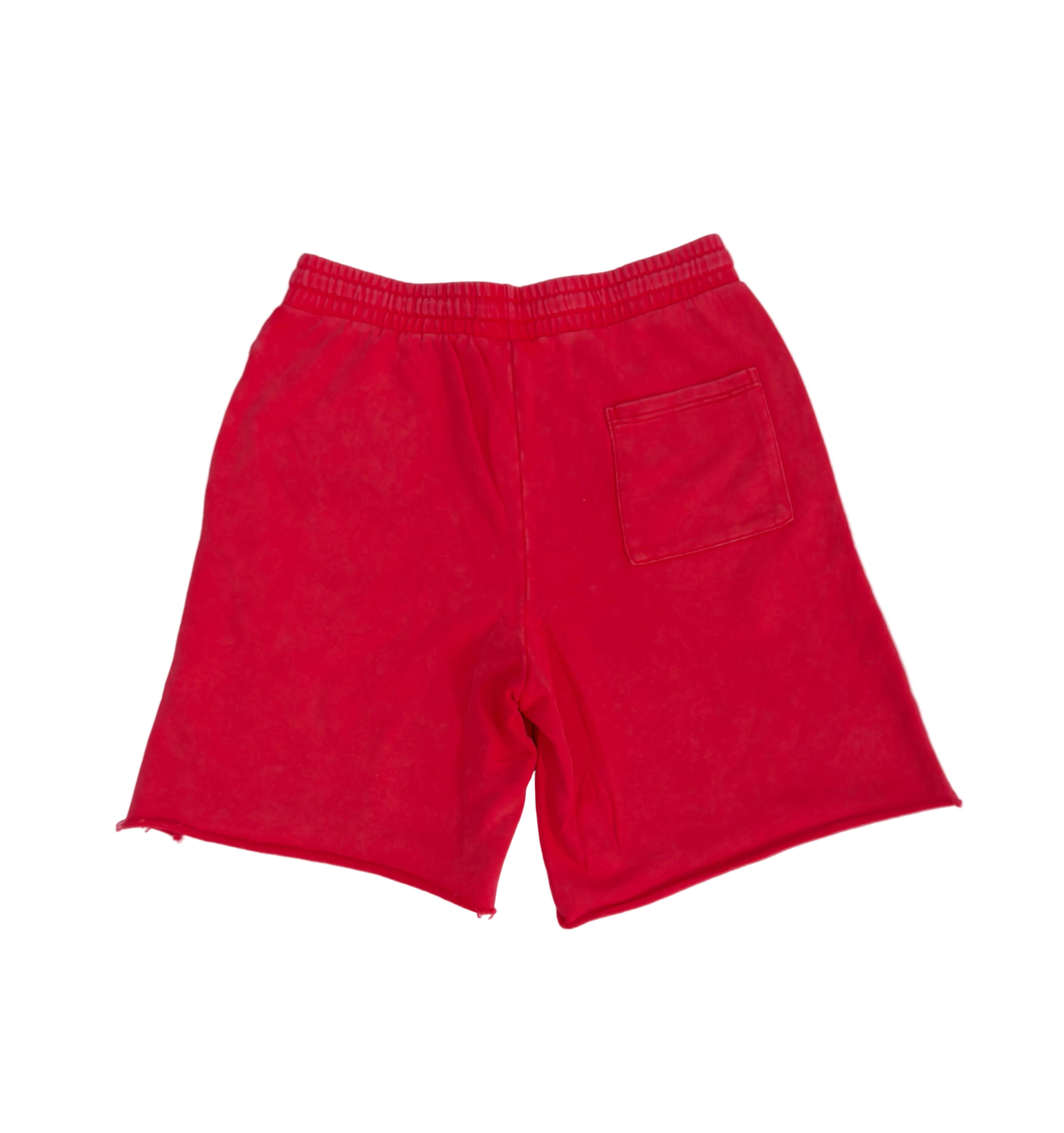 Stud Sweatshort Red