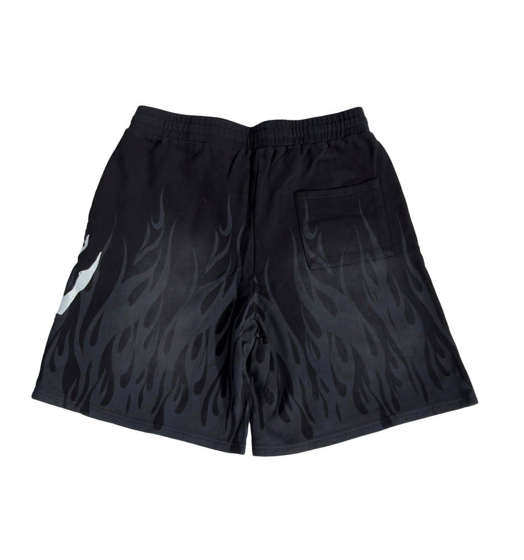 Stud Sweatshort Black