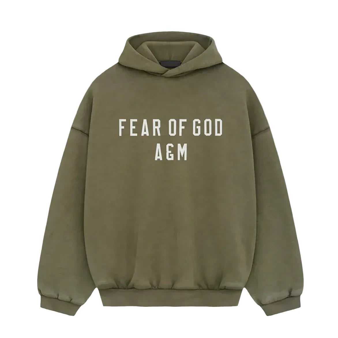 Fear of God ESSENTIALS Heavy Fleece Hoodie Military