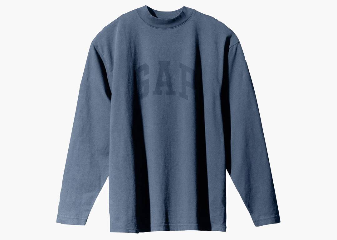 Yeezy Gap Engineered by Balenciaga Dove Longsleeve Tee Dark Blue