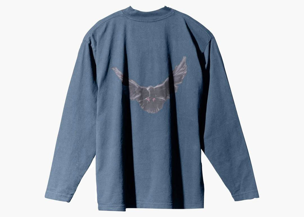 Yeezy Gap Engineered by Balenciaga Dove Longsleeve Tee Dark Blue