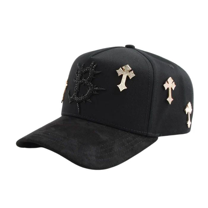 Barbas Hats B Cross 24K Rose Gold