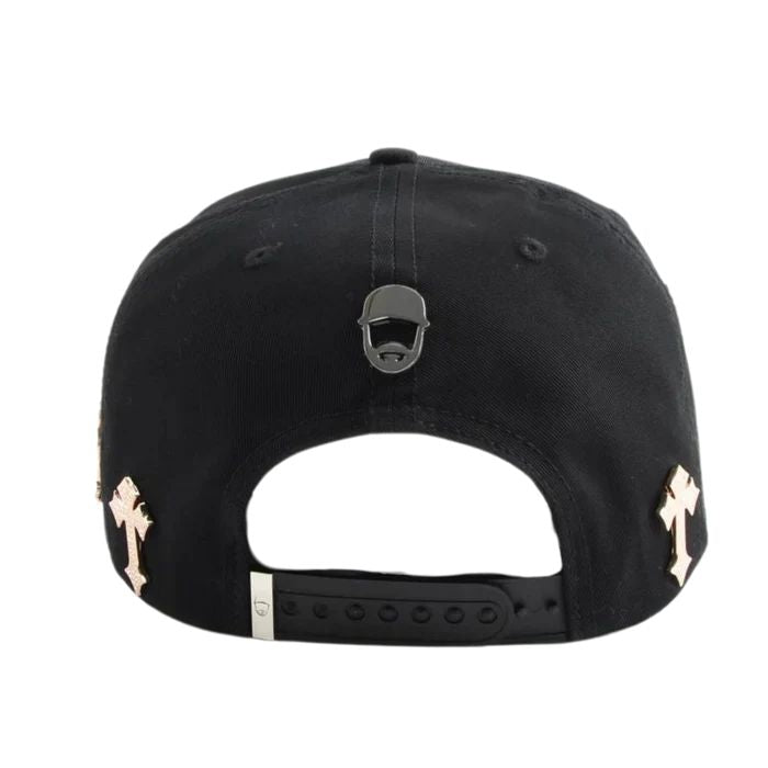 Barbas Hats B Cross 24K Rose Gold