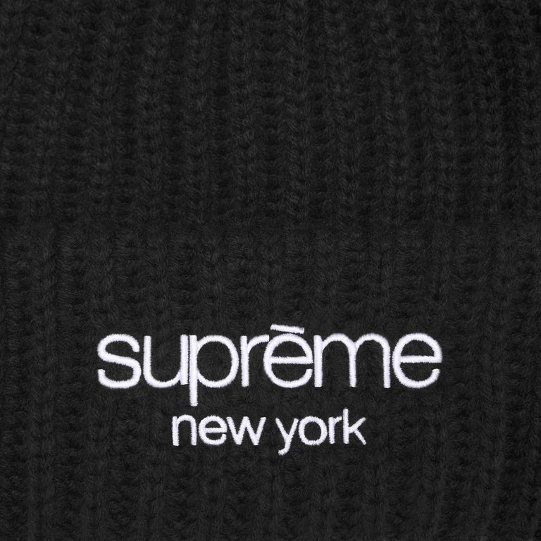 Supreme Classic Logo Chunky Ribbed Beanie