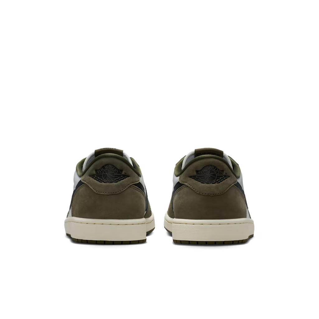 Air Jordan 1 Low OG Medium Olive and Summit White
