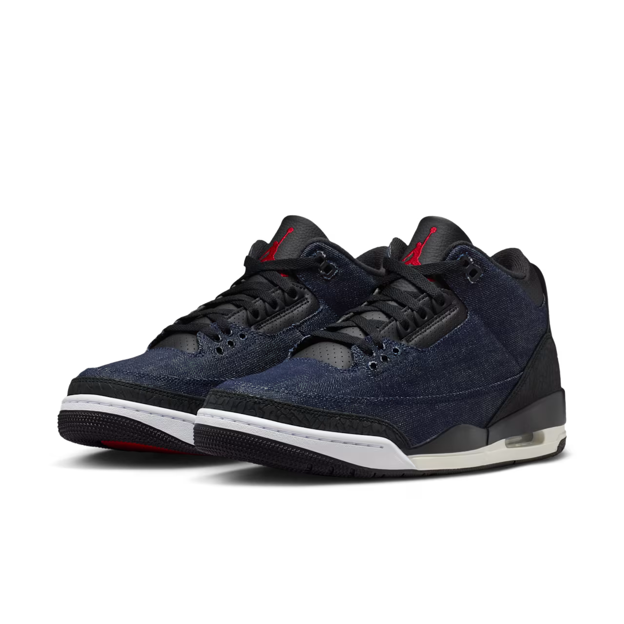 Air Jordan 3 x Levi's Indigo and Gym Red