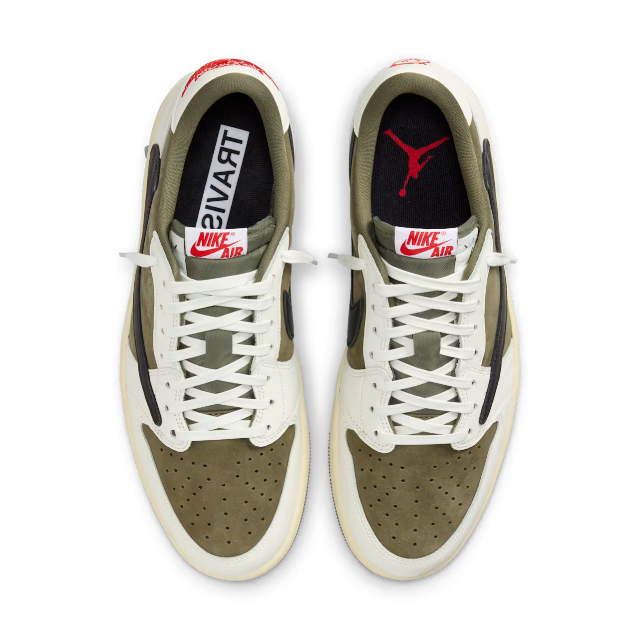 Air Jordan 1 Low x Travis Scott  Reverse Olive