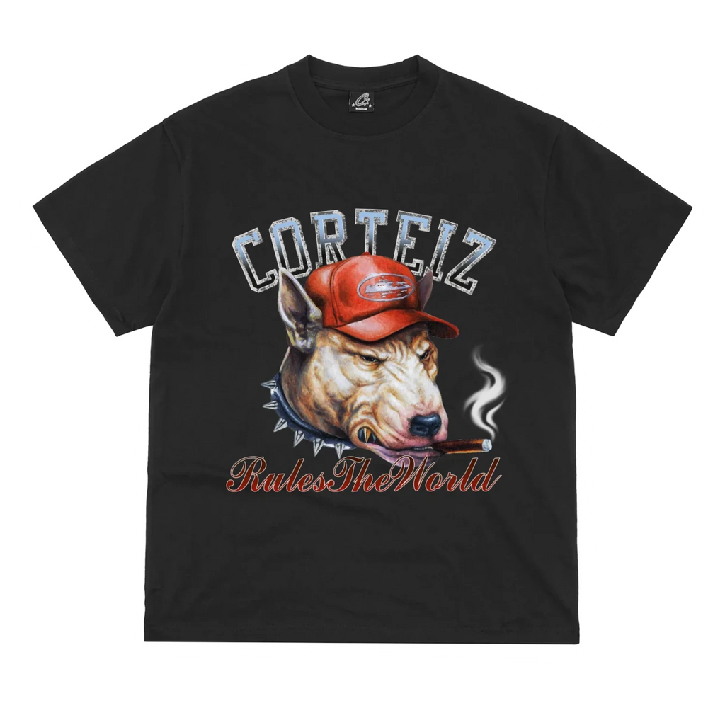Corteiz DOG Pound Tee Black
