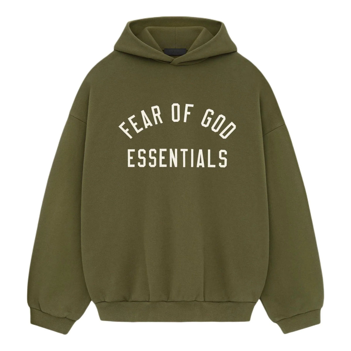 Fear of God ESSENTIALS Fleece Hoodie Military