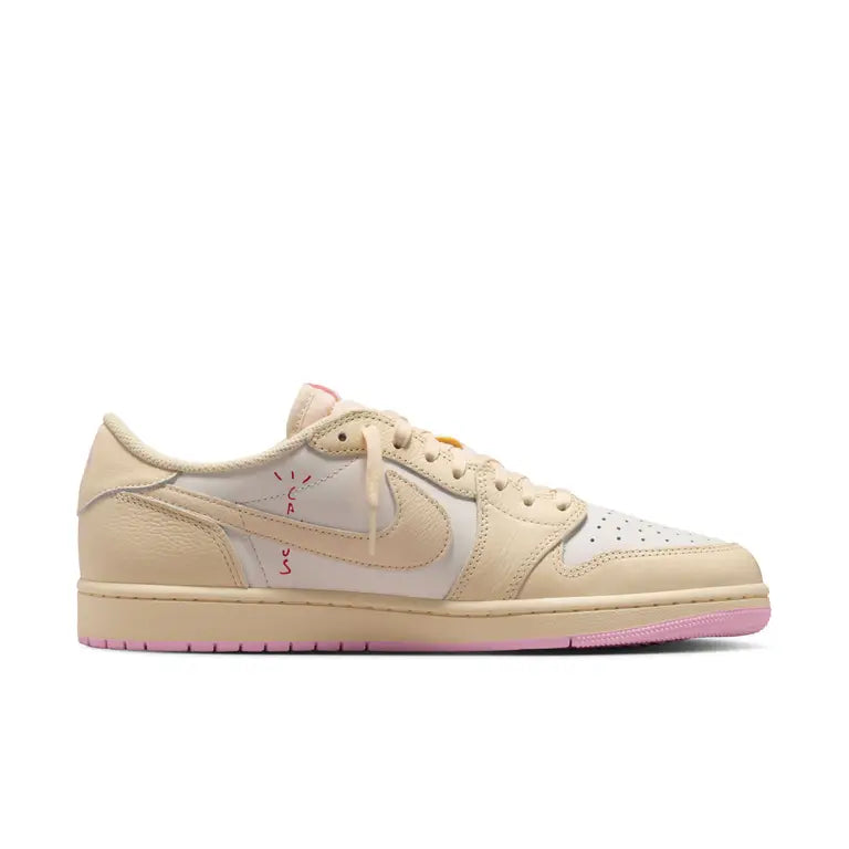 Travis Scott x Air Jordan 1 Low OG Muslin Shy Pink