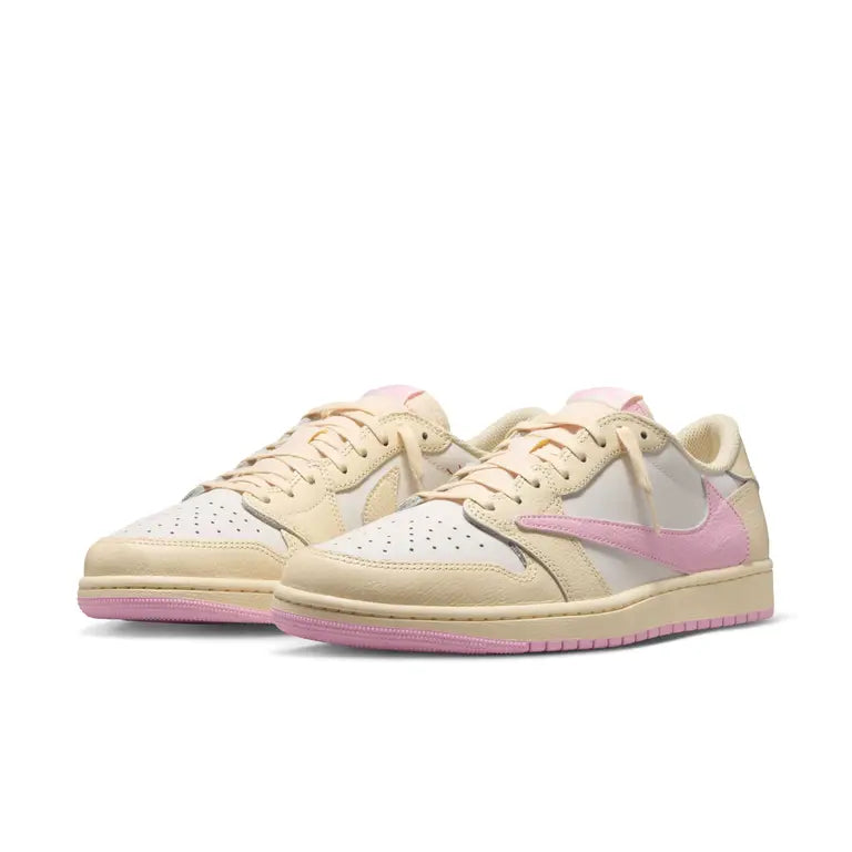 Travis Scott x Air Jordan 1 Low OG Muslin Shy Pink