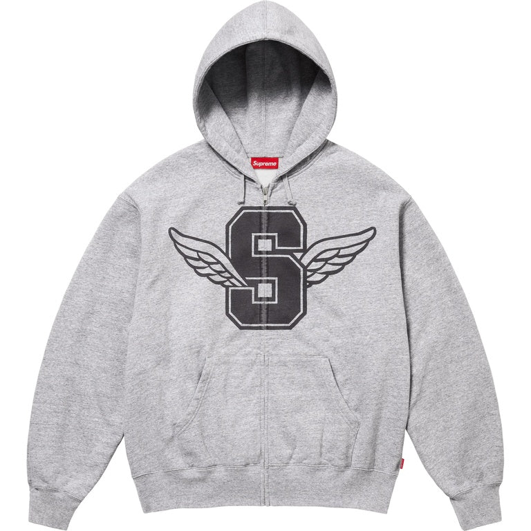 Supreme Wings Zip Up Hooded Sweatshirt